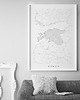 grafiki i ilustracje Estonia - mapa Estonii - plakat