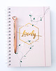 kalendarze i plannery Planer Ślubny Organizer Lovely B5 + długopis