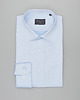 koszule męskie Koszula manziana 00599 długi rękaw błękit slim fit