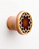gałki do mebli Gałka do mebli, brązowo-miodowa, wz.3