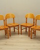 krzesła Komplet czterech krzeseł, lata 60, Rainer Daumiller, Hirtshals