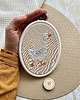 obrazy i plakaty do pokoju dziecięcego Ręcznie haftowany obrazek, ozdoba do pokoju dziecka, babyshower