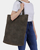 torby XXL Mega shopper duża torba brązowa na zamek