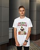 t-shirt damskie Koszulka  z nadrukiem MERRY PUGMAS