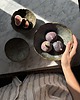 talerze, miski Ceramiczna Misa XXL na Sałaty i  Owoce Marble Effect