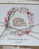 kartki scrapbooking Kartka na chrzest z kopertą