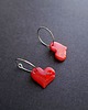 kolczyki z masy plastycznej Ecce serce no20 - kolczyki