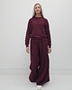 komplety damskie Sarai wygodny komplet bluza i szerokie spodnie z zakładkami Cherry