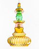 lampy wiszące Lampa wisząca szklana artdeco prl vintage