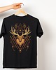 t-shirty męskie Koszulka  z nadrukiem Złoty jeleń
