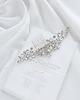 Ślubne ozdoby do włosów Kryształowy grzebień ślubny - silver sparkle