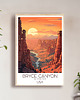 plakaty USA - Park Narodowy Bryce Canyon - Plakat, pamiątka dla podróżnika