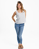 topy damskie Lniany top WILLOW light gray