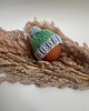 ozdoby wielkanocne Czapeczka z pomponem  na jajka wielkanocne  - 1 szt.