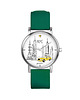 zegarki unisex Zegarek  mały - New York - silikonowy, zielony