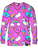 bluza bez kaptura damska Bluza Bez Kaptura Damska DR.CROW Unicorn Confetti