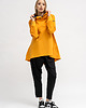 bluza bez kaptura damska BLUZA ASYMETRYCZNA ,,RAVEL'' musztardowa