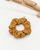 gumki do włosów Scrunchie/frotka dzianina musztarda