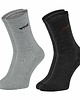 skarpetki męskie 2 pary skarpet merino wool do trekkingu szare i grafitowe