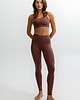 legginsy Legginsy z wysokim stanem icon, LUMEA - Mocha Brown