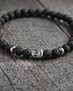 biżuteria męska Męska bransoletka :: buddha & BLACK LAVA III