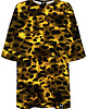 t-shirt damskie DR.CROW T-shirt Damski Oversize Gold Leopard
