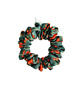 gumki do włosów Scrunchie do włosów, gumka do włosów z wiskozy Zielona jesień MIDI