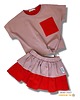 bluzki dla dziewczynki Zestaw Jill róż+malina