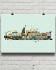 plakaty Plakat Life Aquatic - The Belafonte