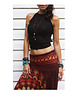 topy damskie Czarny top boho   handmade