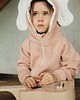 bluzy dla dziewczynki Bluza z kapturem z uszami słonia dla dziecka różowa