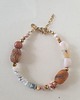 bransoletki z kamieni naturalnych Bransoletka BOHO z opalem dendrytowym, agatem drzewnym, opalem różowym
