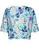 t-shirt damskie DR.CROW T-shirt Krótki CROP Bright Floral