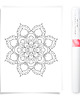 plakaty Plakat do Kolorowania Mandala Kwiatowa 50x70cm