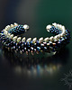 bransoletki ze szkła Fenrann, smocza bransoleta cuff, beading