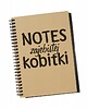 notatniki i albumy Notes zajebistej kobitki, notatnik