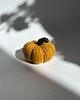 dodatki - różne Dynia ozdobna handmade, rozmiar S, kolor pomarańczowy - 1 szt.
