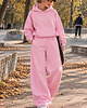 komplety damskie Zestaw - Dres Boxy&Baggy Pink