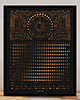 plakaty 40x50cm Plakat Kalendarz Faz Księżyca 2024 Black