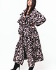 płaszcze damskie Trencz maxi oversize zebra wild edition