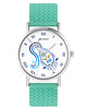 zegarki unisex Kolekcja Starlight - Wodnik - silikonowy, turkus