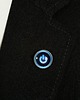 biżuteria męska Power button - wpinka do marynarki - 0319