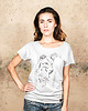 t-shirt damskie Bluzka WILK