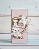 kartki scrapbooking Pamiątka Komunii Świętej dla dziewczynki