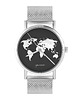 zegarki unisex Zegarek - Mapa świata - bransoleta mesh