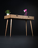 biurka Biurko z szufladami, mid century modern, 105x50