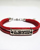 biżuteria męska Bransoletka - Love - rzemienie, ekoskóra, unisex
