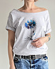 t-shirt damskie Chaber Szary Oversize