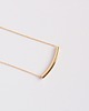 złote naszyjniki 16k Gold Plated Tube Necklace