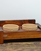 dla zwierząt różne BUFET CERAMIC - S - stojak dla kota, miski